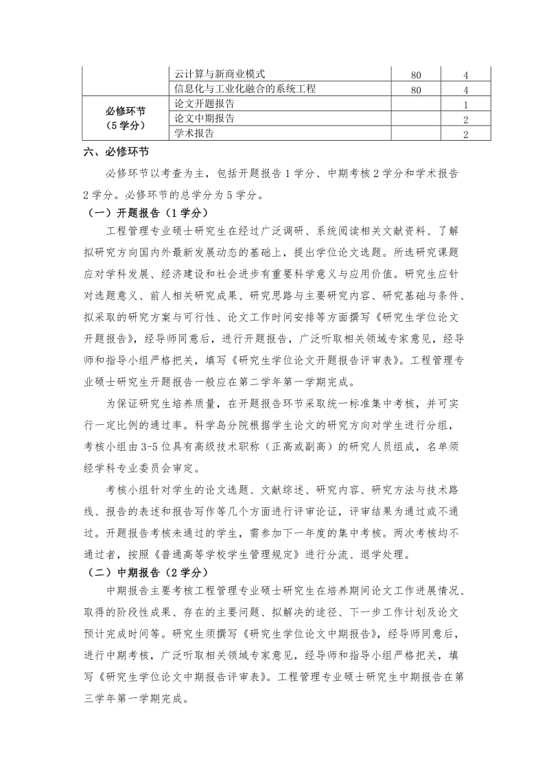 中国科学技术大学工程管理专业研究生培养方案_第3页