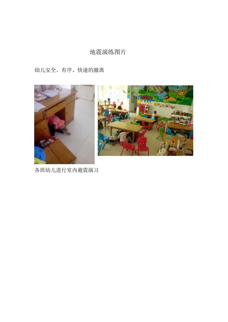 中心幼儿园地震演练总结及图片_第3页
