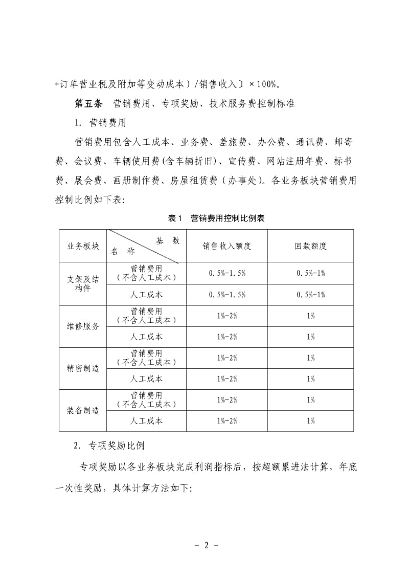 市场营销绩效考核办法_第2页