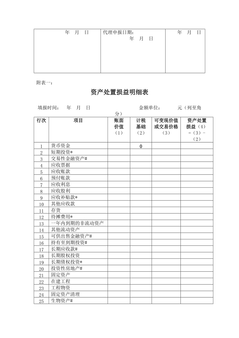 中华人民共和国企业清算所得税申报表及附表_第2页