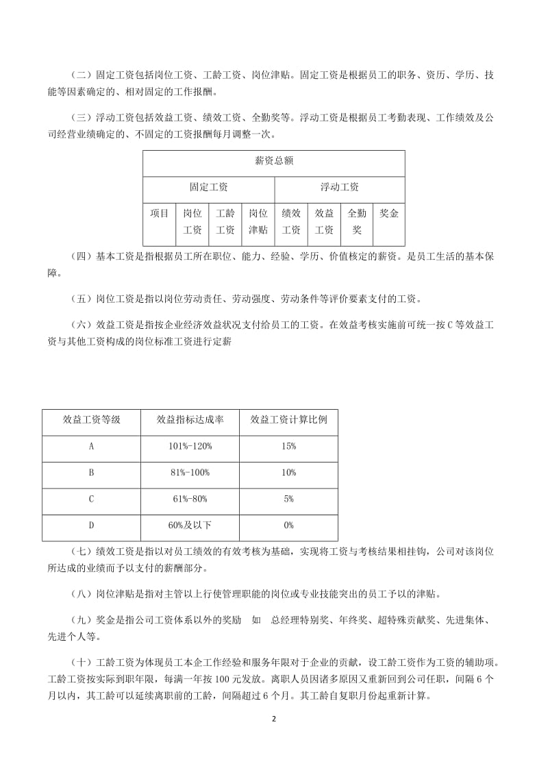 薪酬绩效管理制度_第2页