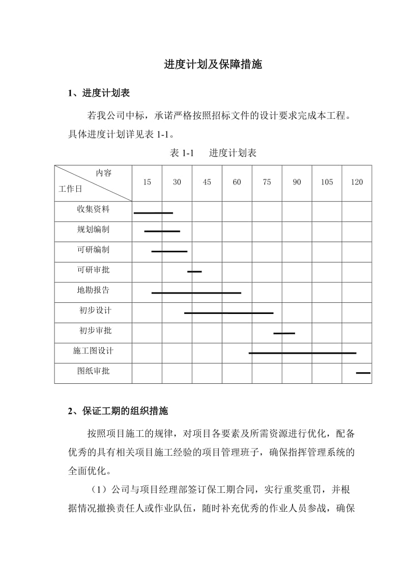 进度计划及保障措施_第1页