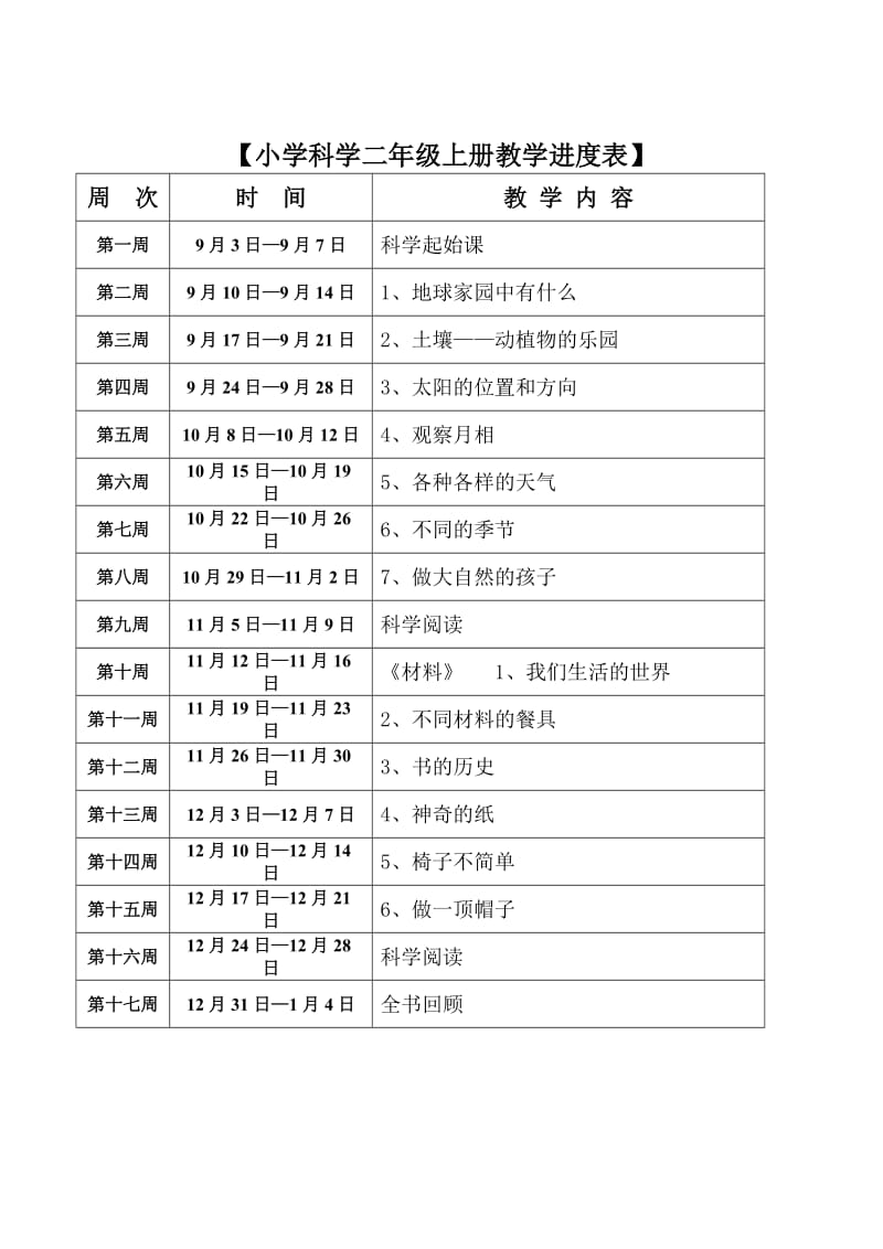 教育科学出版社小学科学二年级教学设计_第1页