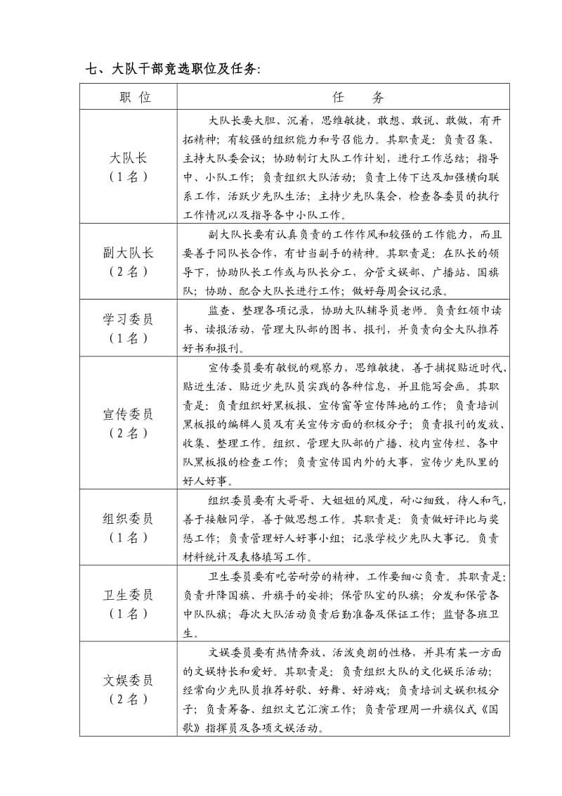 大队干部竞选方案_第3页