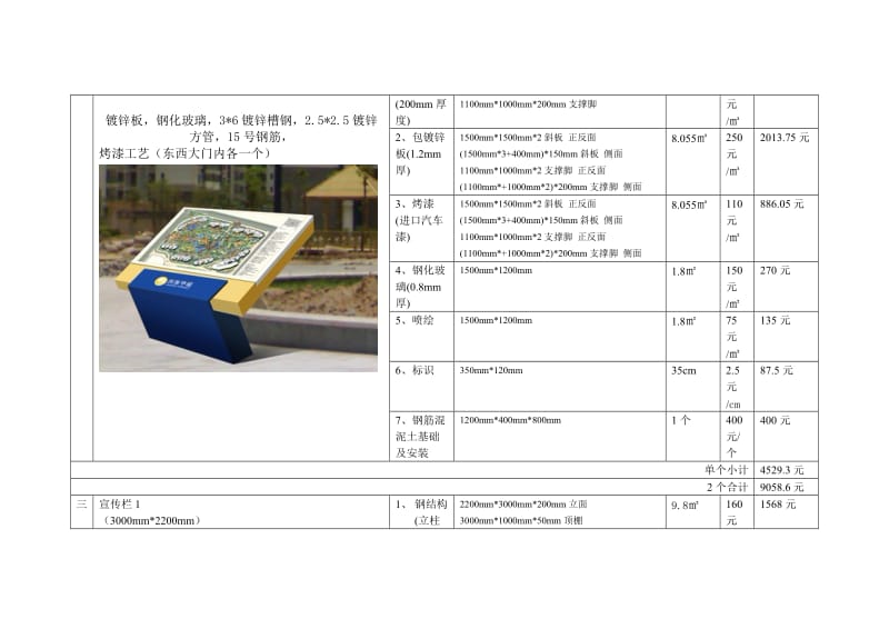 标识牌制作报价单_第3页