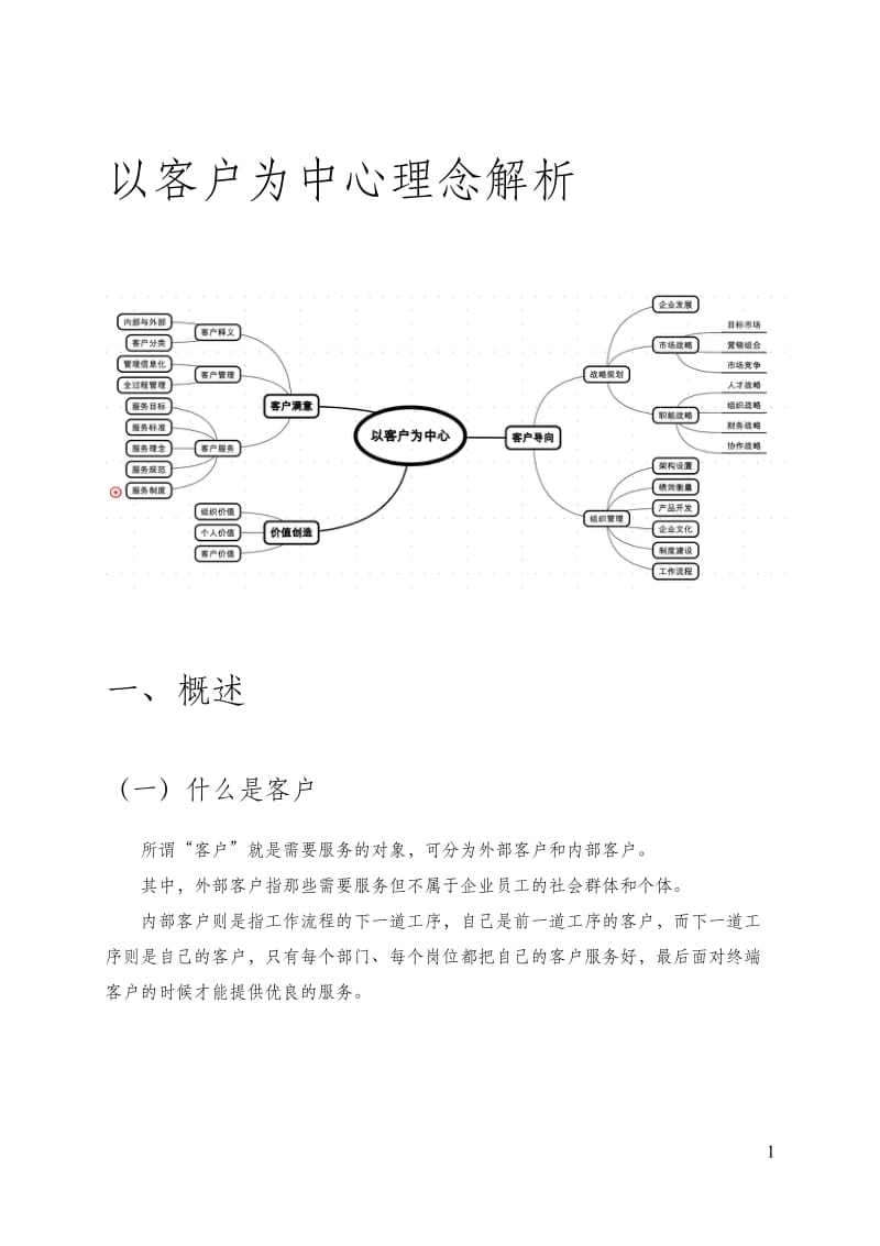 以客户为中心理念解析_第1页