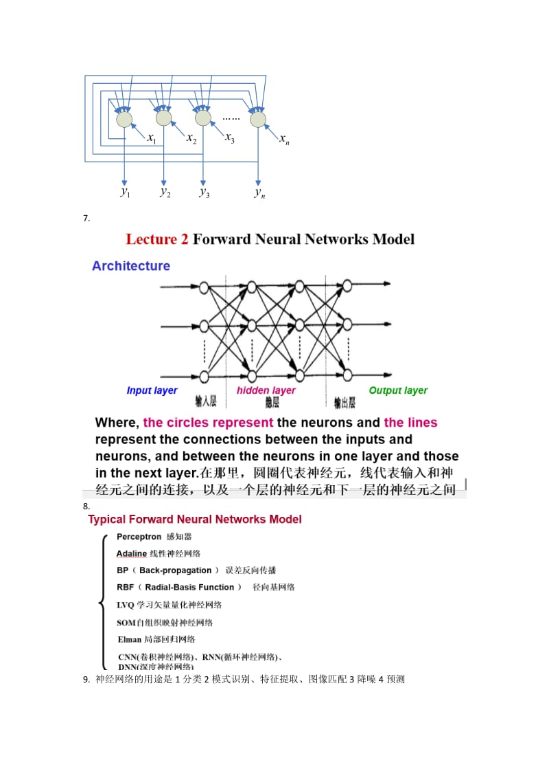 人工神经网络复习资料_第3页