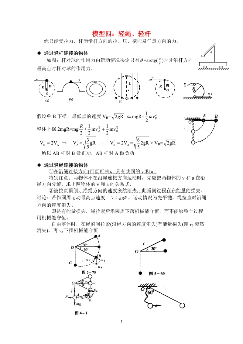 高考常用24个物理模型_第3页