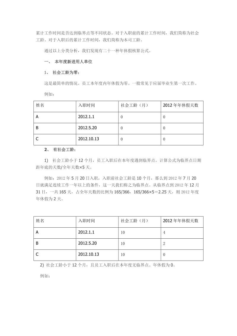 【薪酬福利】职工带薪年休假的21种核算公式(图文详解)_第2页