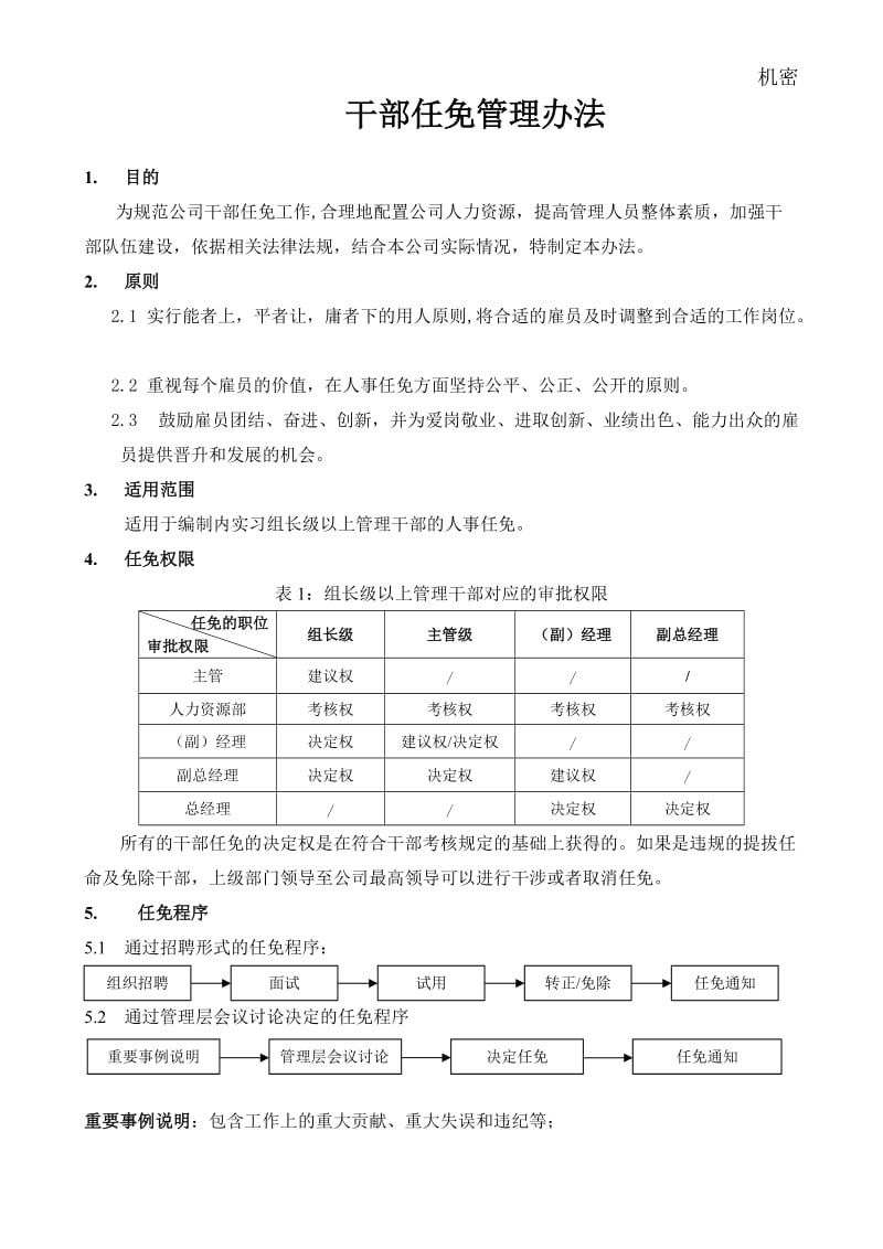 干部任免管理办法_第1页