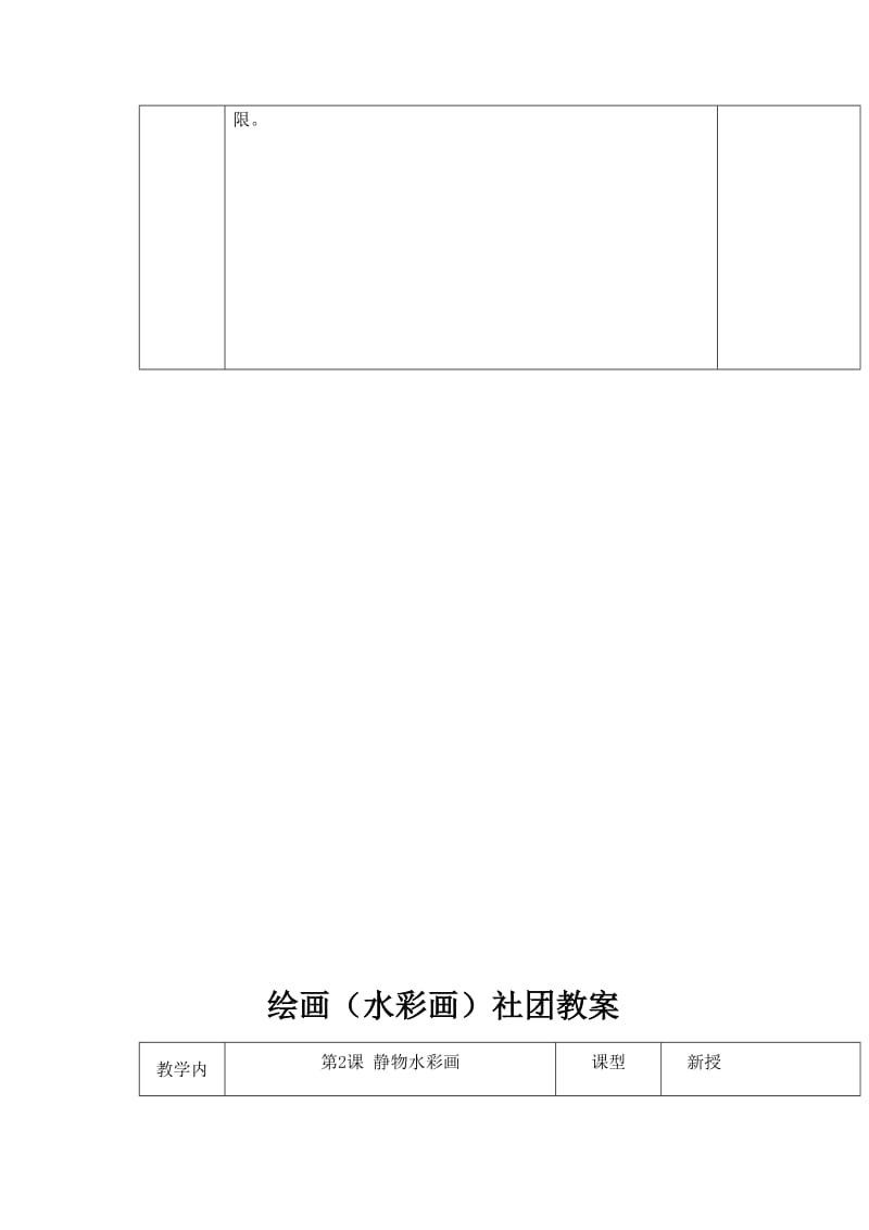 绘画(水彩画)社团 教案_第3页