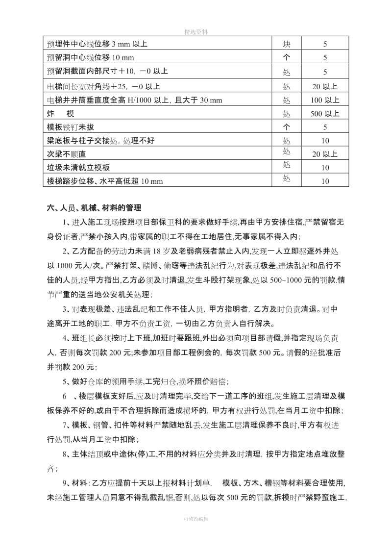 模板工程施工合同_第3页