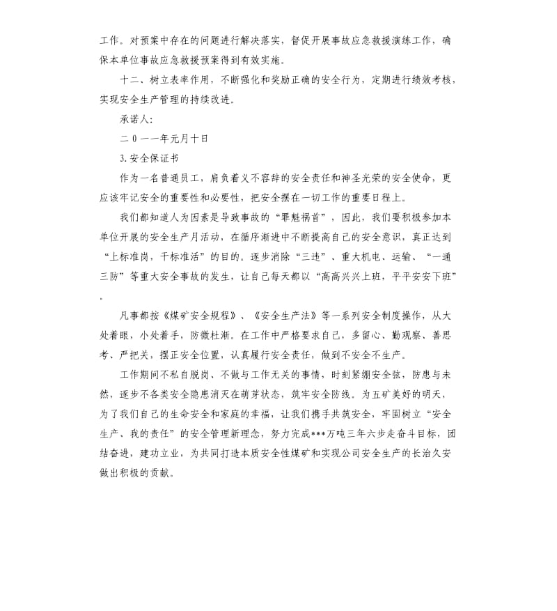 安全生产承诺书 （二）.docx_第3页