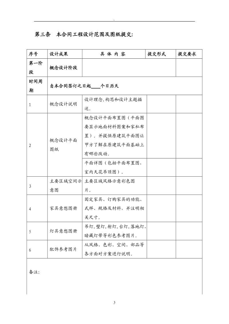 建筑工程设计合同范本_第3页