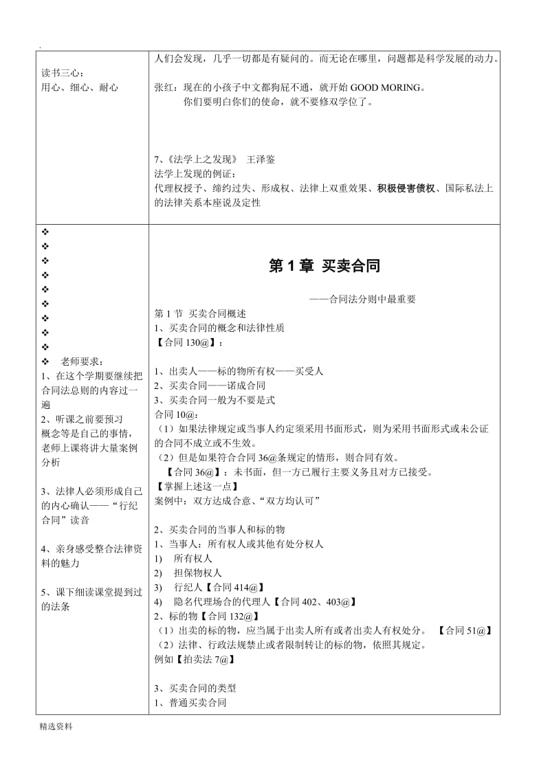 民法作为一门科学合同法笔记_第2页