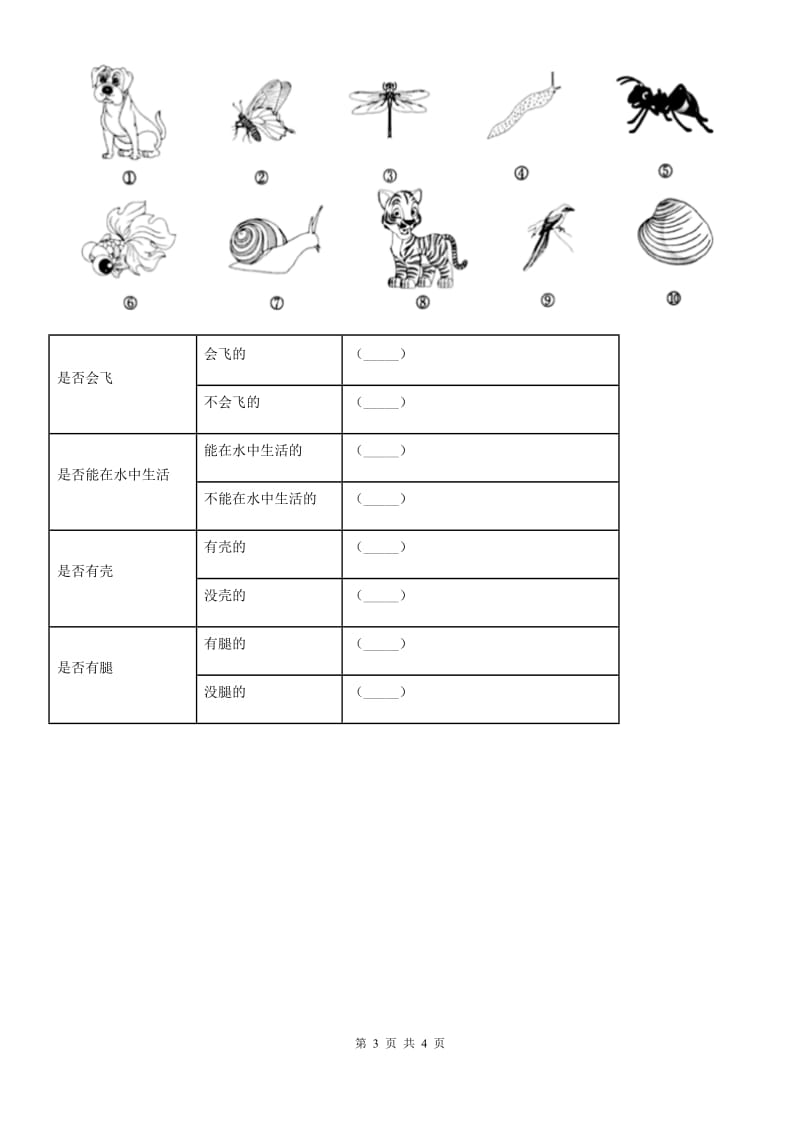 四川省科学2020届一年级下册期末综合全练全测B卷C卷_第3页