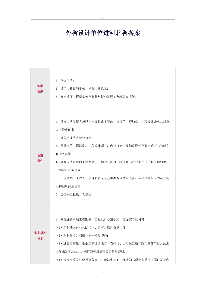 完整：外省设计单位入河北省备案_第1页