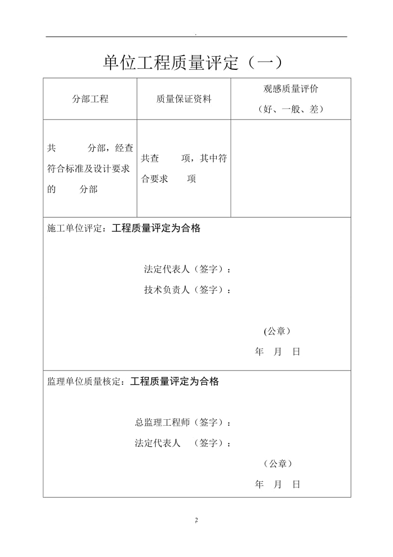 河北省建筑工程竣工报告和验收报告填写范例_第2页