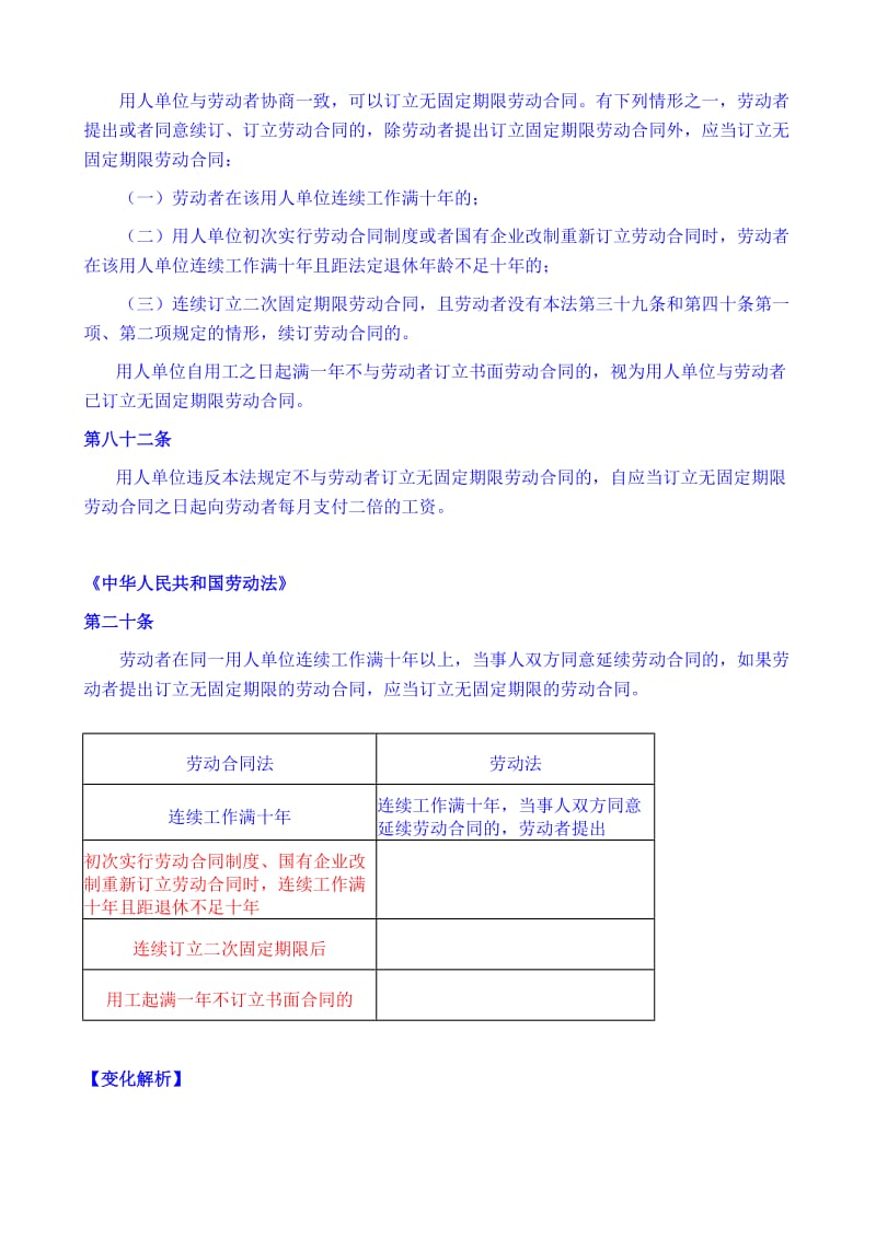 劳动法新旧比较分析(1)_第3页