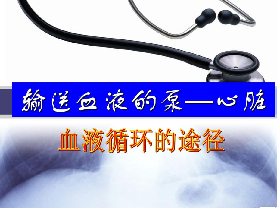 人教版生物七年级下册第四章第三节《输送血液的泵——心脏》（共17张PPT）_第1页