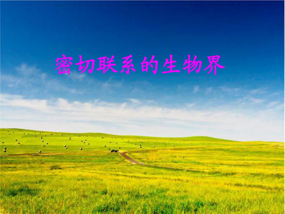 青島版小學(xué)科學(xué)四年級(jí)下冊(cè)《密切聯(lián)系的生物界》課件_第1頁