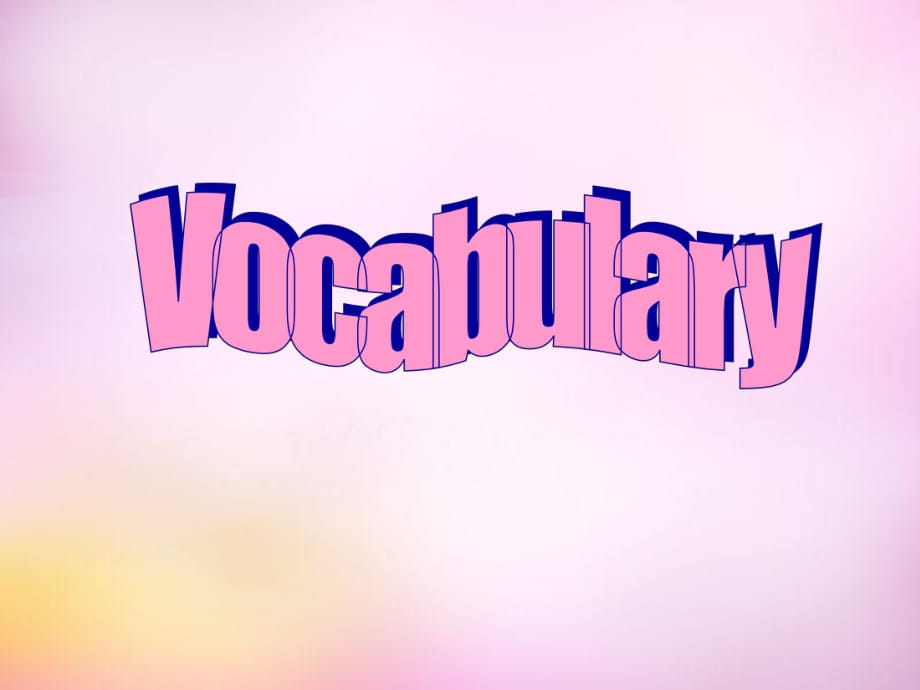 广东省广州市花都区赤坭中学七年级英语上册Unit7Vocabulary课件牛津深圳版_第1页