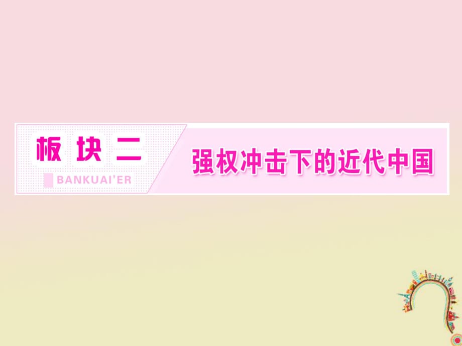 通用版2018年高考历史二轮复习板块二强权冲击下的近代中国通史整合四近代中国的变革与转型__晚清时期课件_第1页