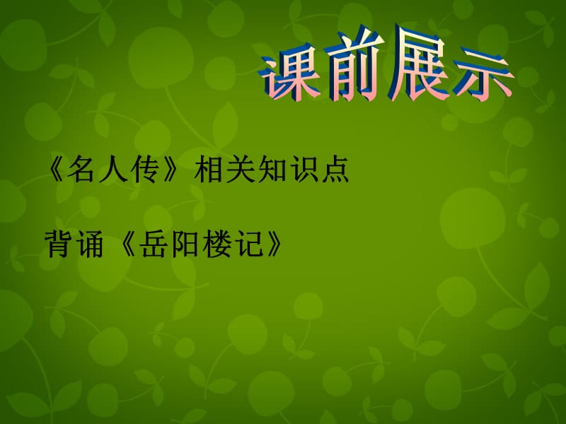 辽宁省灯塔市第二初级中学八年级语文下册20《俗世奇人》好嘴杨巴课件新人教版_第1页