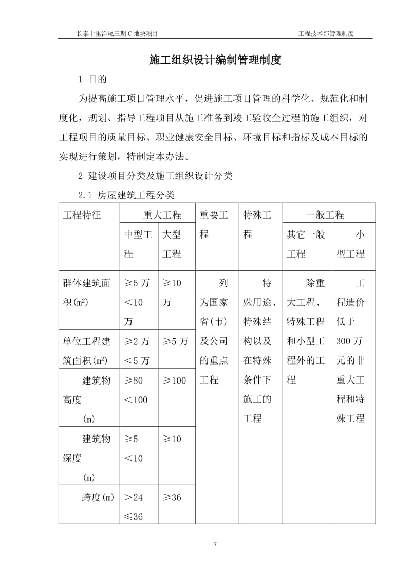 施工组织设计编制管理制度_第1页