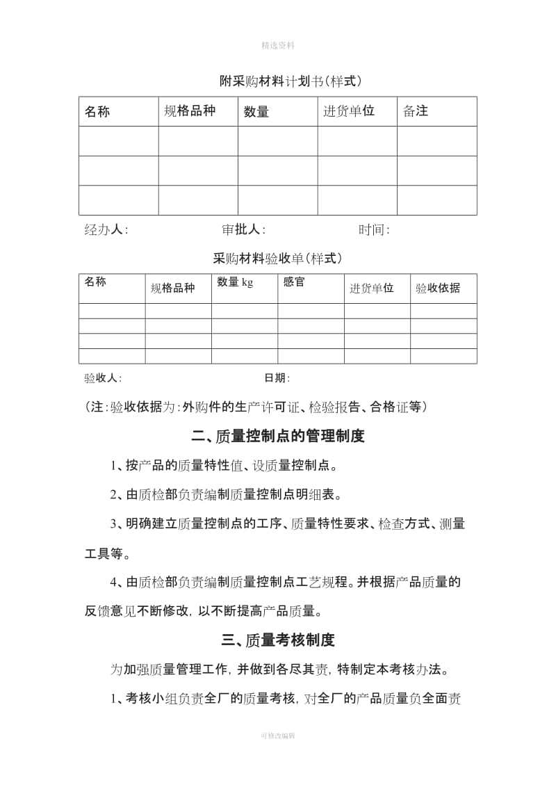 酱料食品厂管理制度汇编_第2页