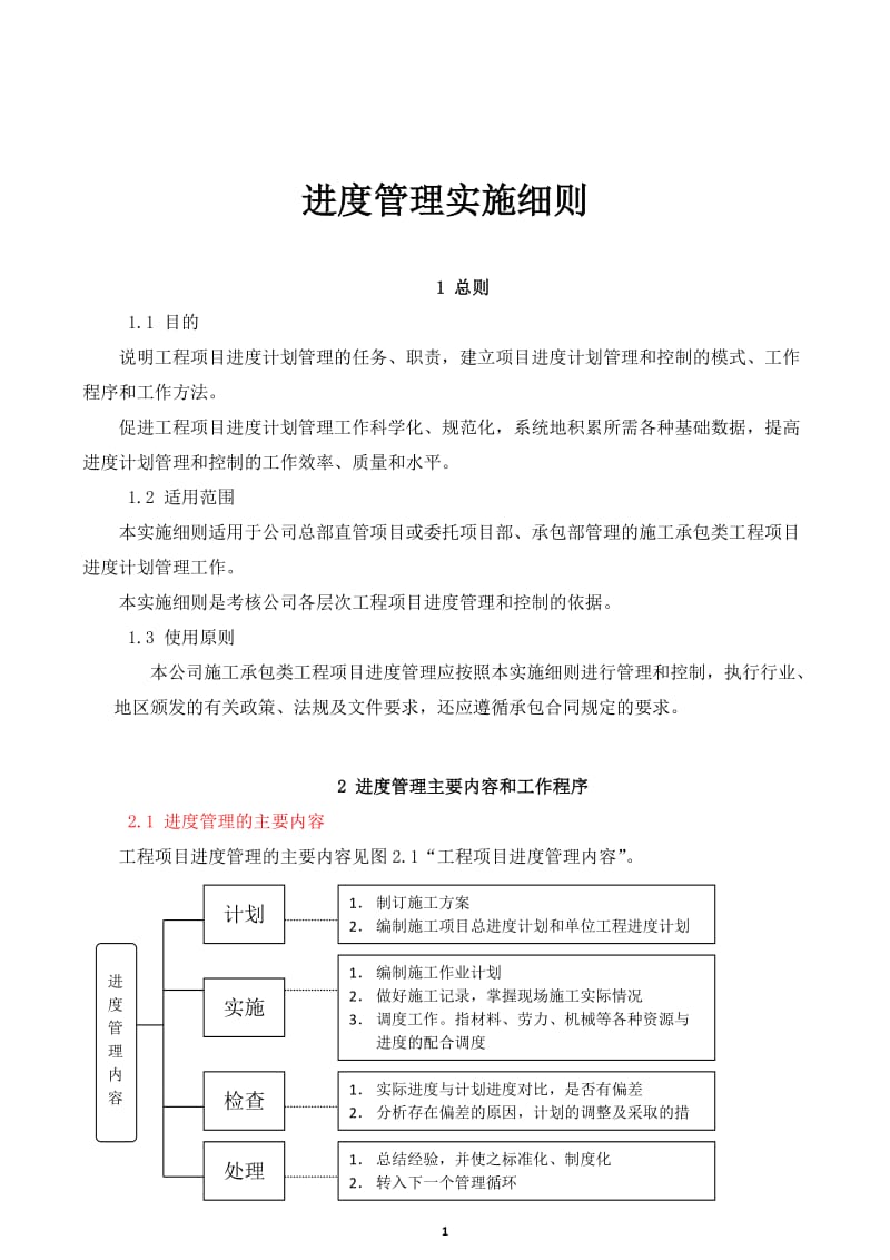 进度管理制度_第1页