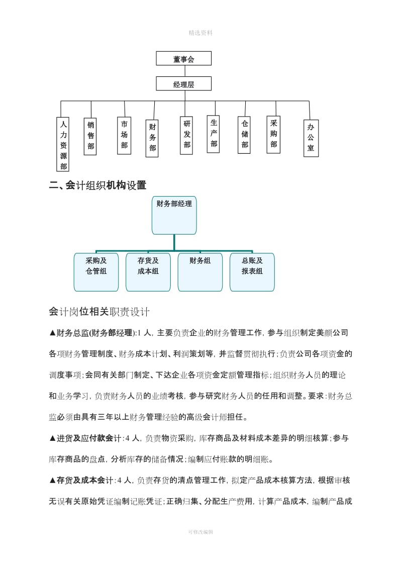 内蒙古高原杏仁露有限责任公司会计制度设计_第3页