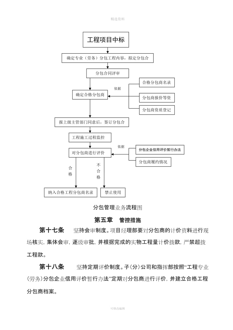 中铁十八局集团有限公司分包商管理制度_第3页