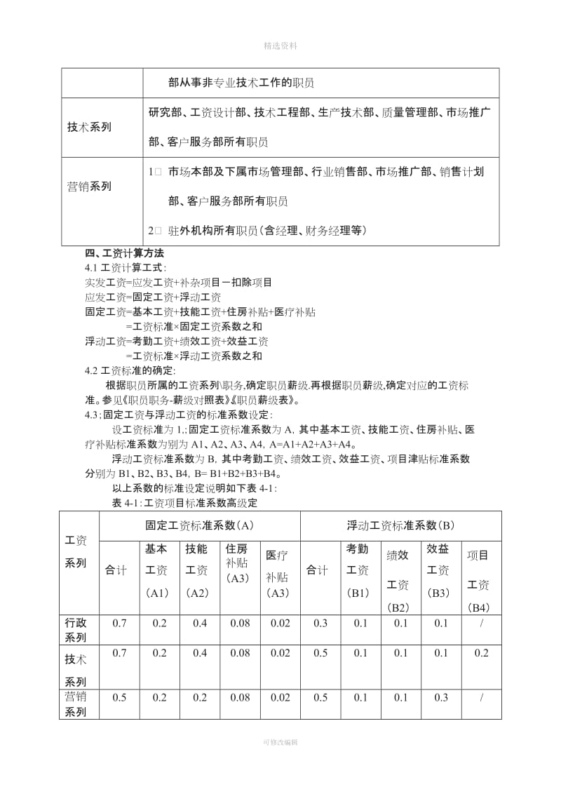 【I行业】某著名I企业薪酬制度_第2页