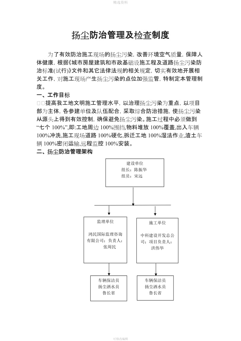 扬尘防治管理制度_第1页