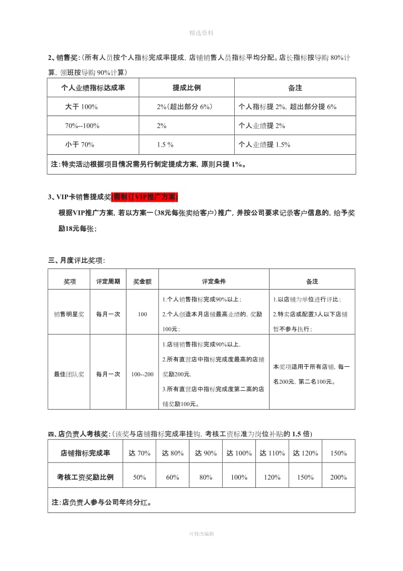 直营店员工薪资制度_第2页