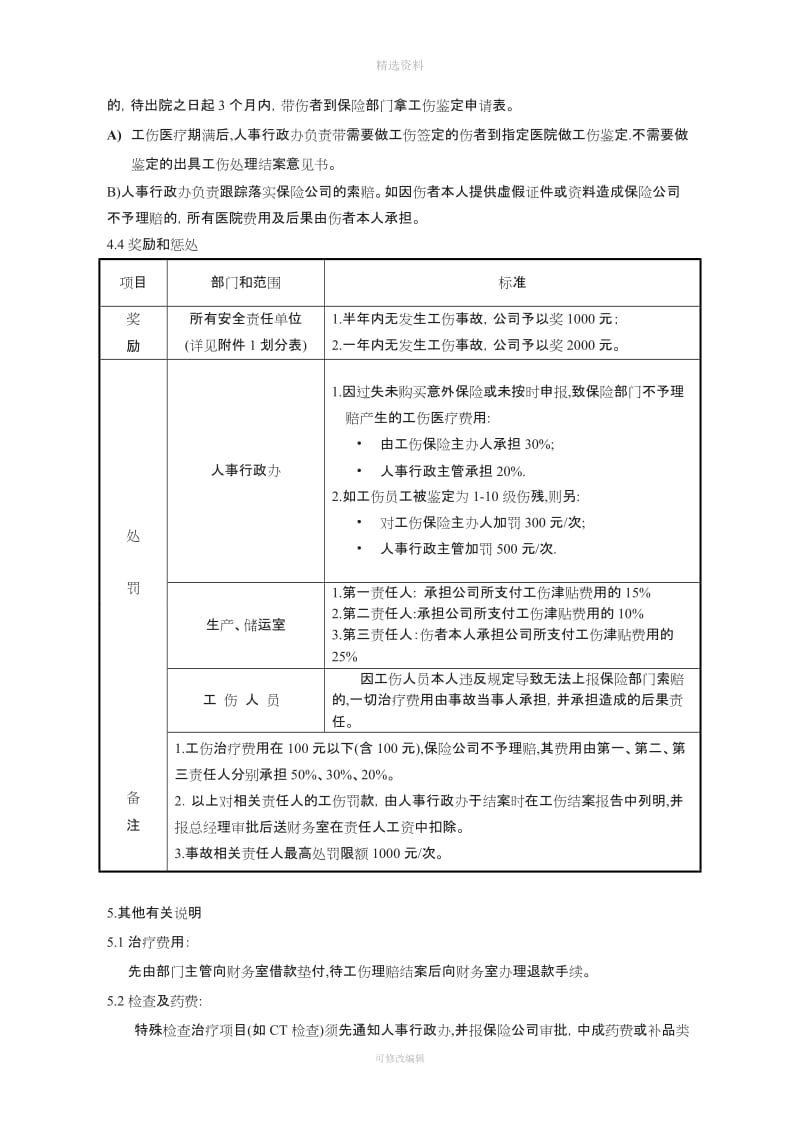 公司工伤管理制度范本(含表格)[001]_第2页