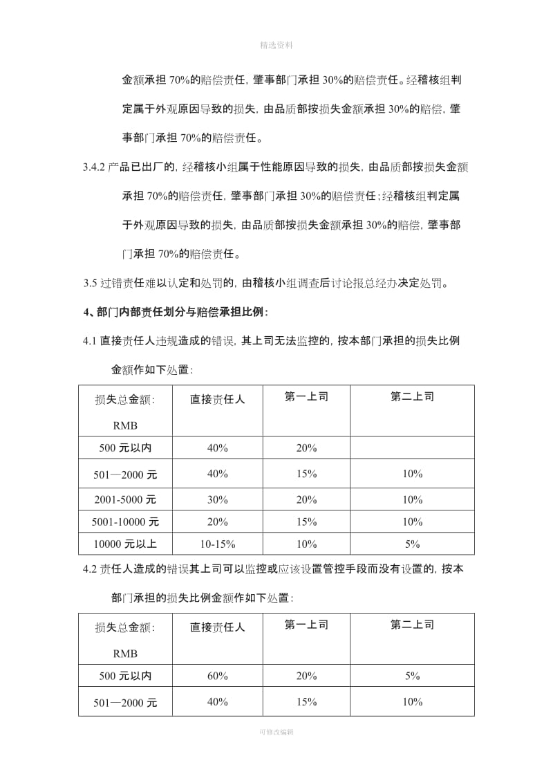 《质量赔偿管理制度》_第3页