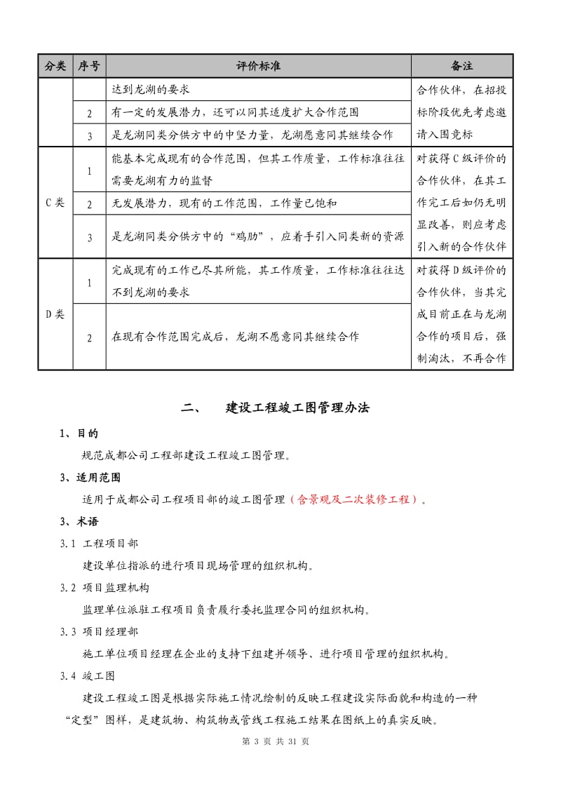 成都中新悦蓉置业有限公司工程管理制度_第3页
