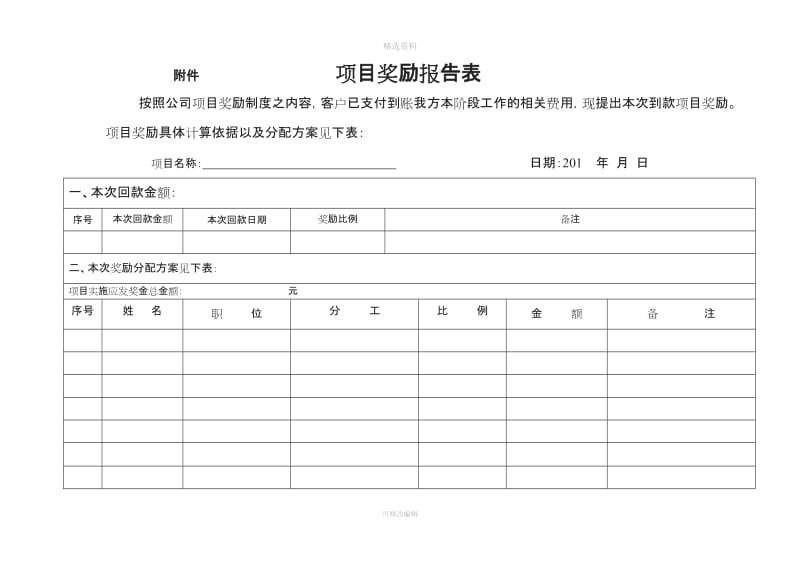 公司项目提成奖励制度_第3页