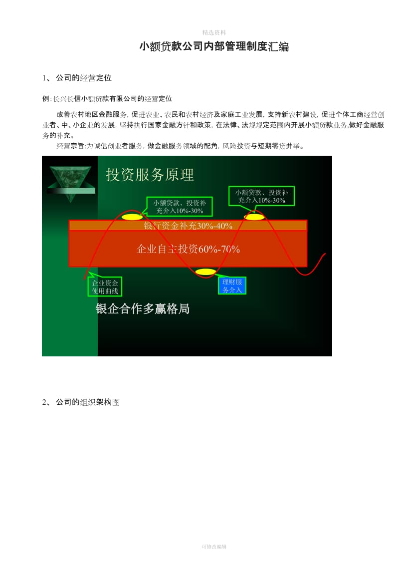 小额贷款公司内部管理制度汇编_第1页