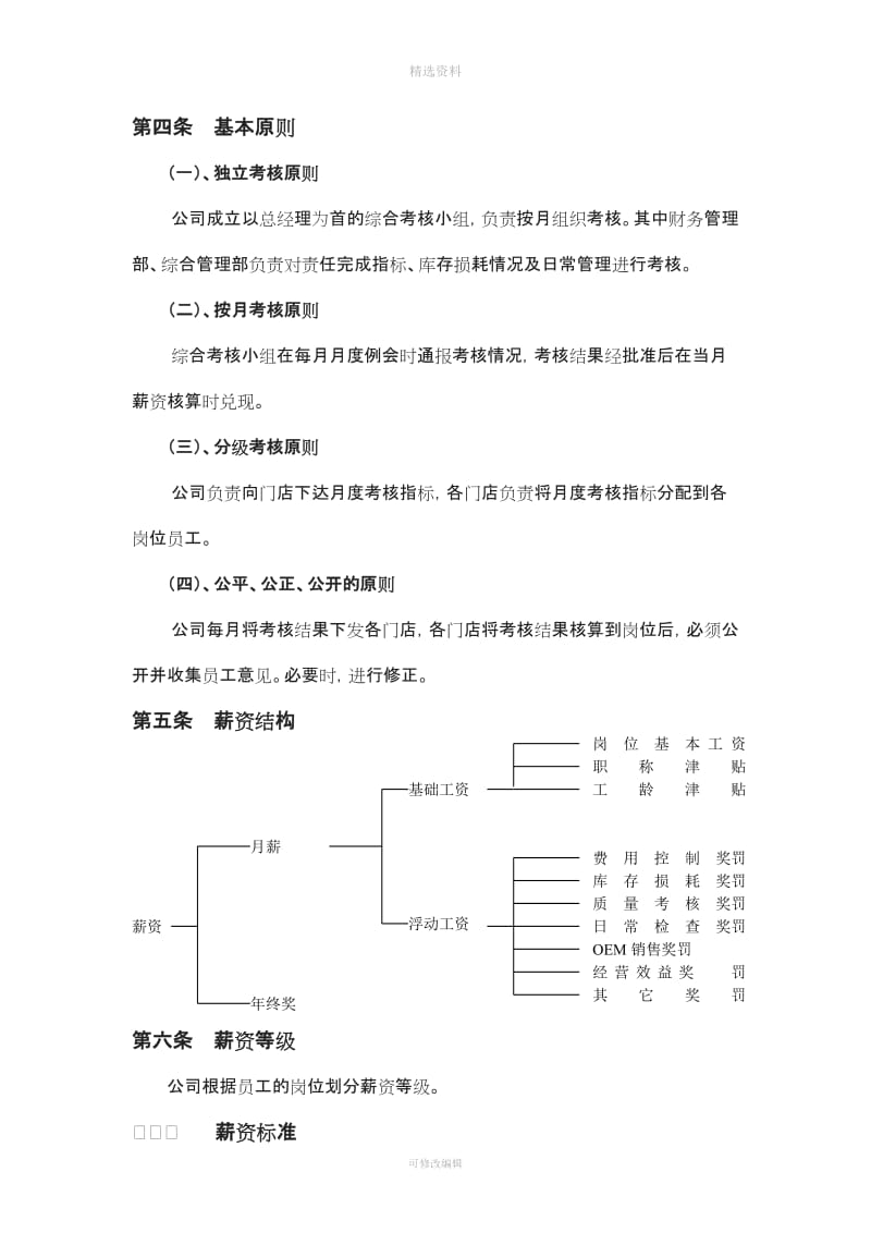 薪酬管理制度4912186209_第2页