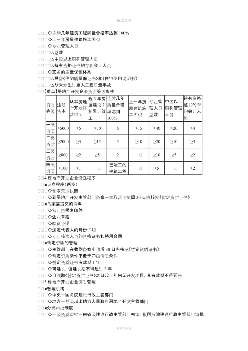 房地产基本制度与政策四房地产开发经营管理制度与政策辅导含习题及答案_第2页