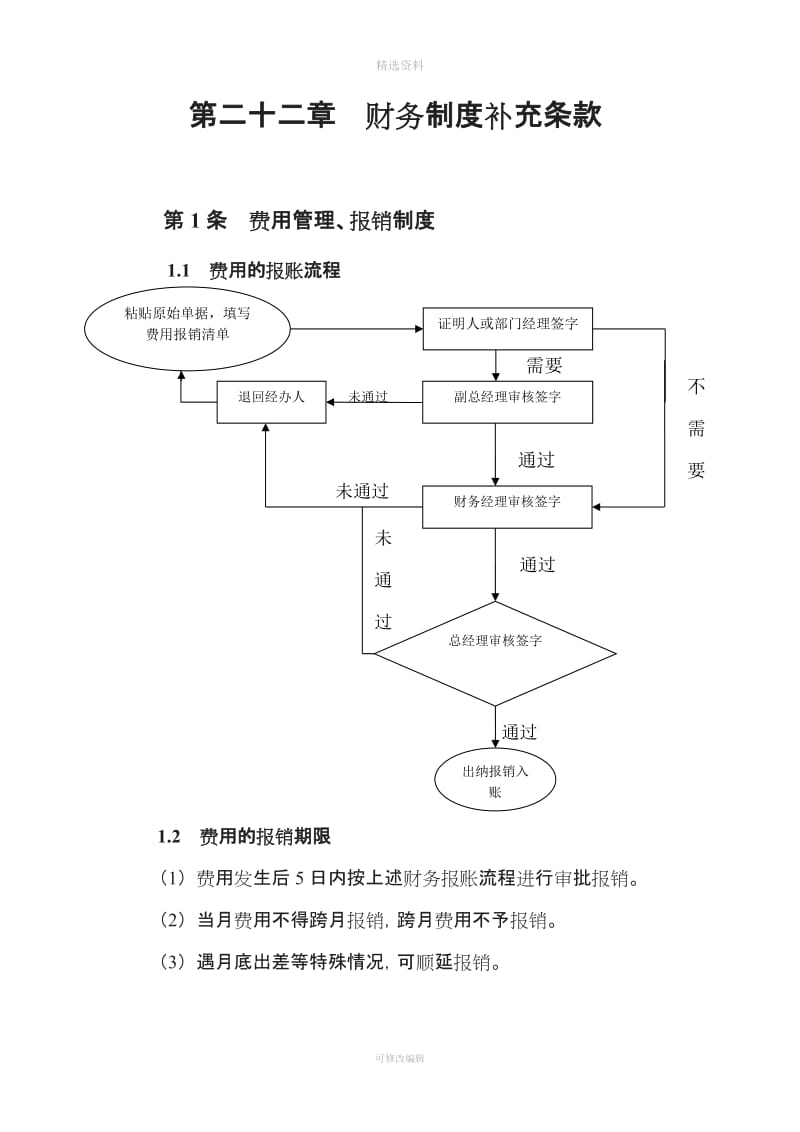 费用报销、付款制度[001]_第1页