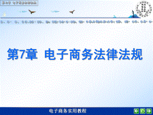 《電子商務(wù)法律法規(guī) 》PPT課件