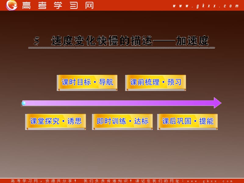 高中物理课时讲练通配套课件：1.5《速度变化快慢的描述――加速度》（）ppt_第2页