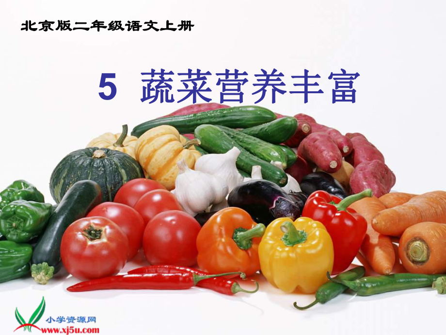 北京版二年级上册蔬菜营养丰富1课件_第1页