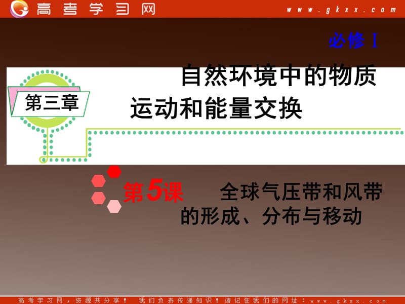 高考地理一轮复习课件：必修1第3章第5课 全球气压带和风带的形成、分布与移动湘教版湖南专用ppt课件_第2页