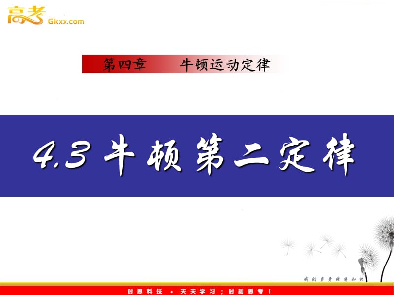 高一物理4.3《牛顿第二定律》课件（）ppt_第2页