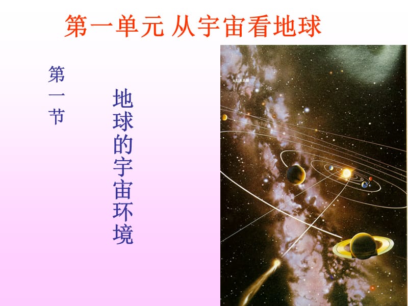 高中地理：《地球的宇宙环境》（43张PPT）（湘教版必修1）ppt课件_第2页